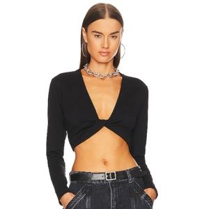 Balboa Twist-Front Crop Tank Top